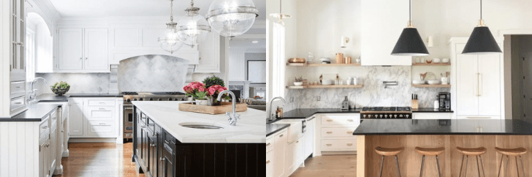 Black Countertops Kitchen Color Schemes