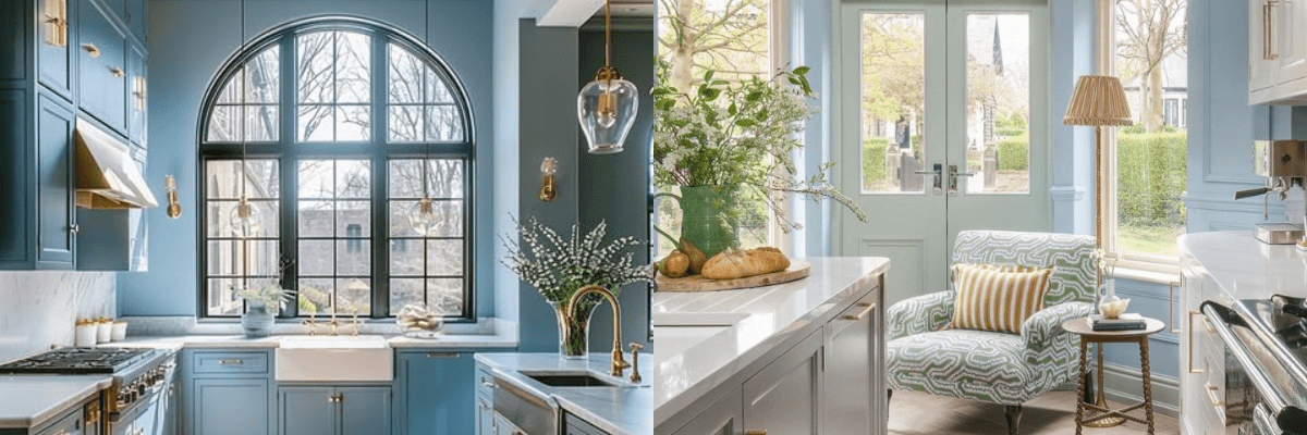 French Blue Kitchen Ideas