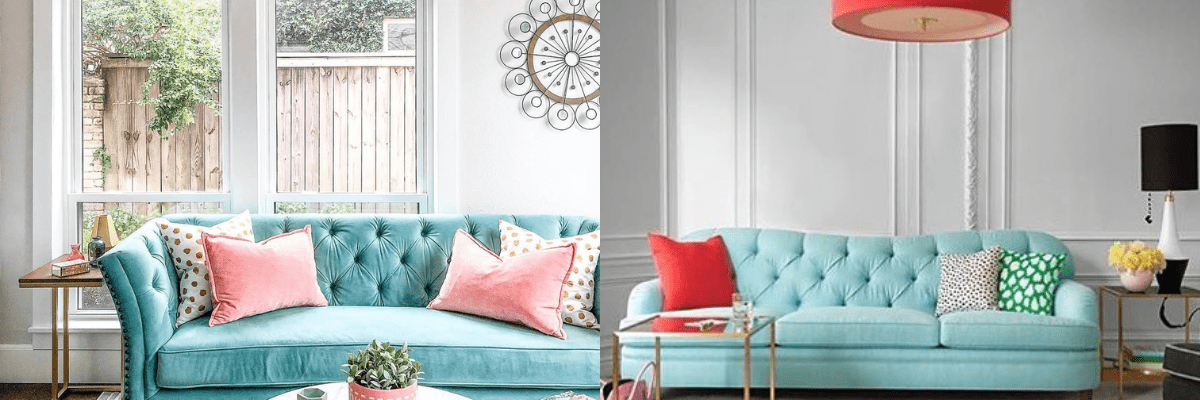 turquoise couch living room ideas