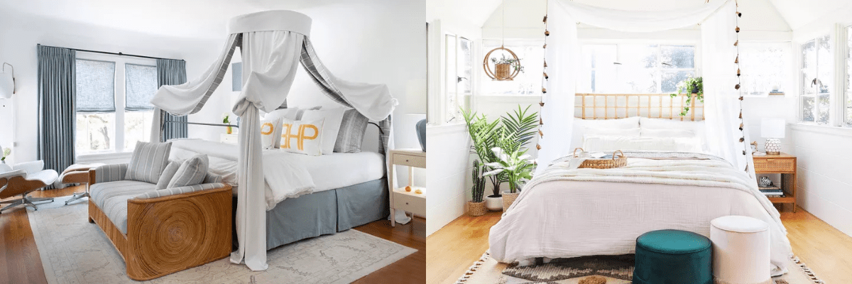 Canopy bed decorating ideas