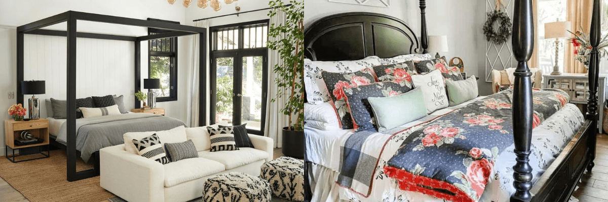 black canopy bedroom ideas