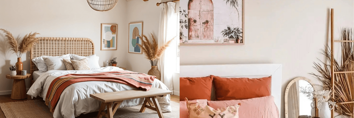 boho minimalist bedroom