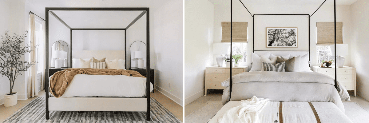 canopy bed small room ideas