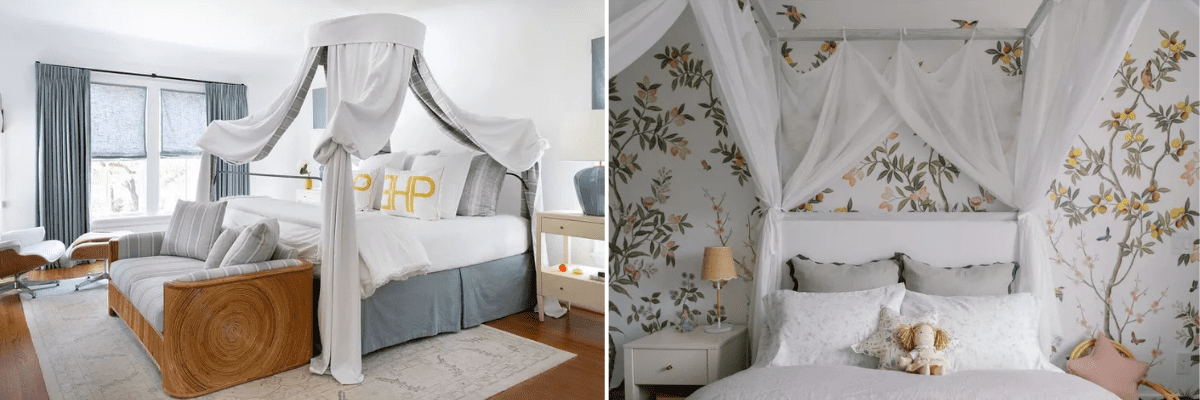 canopy bed with curtains ideas