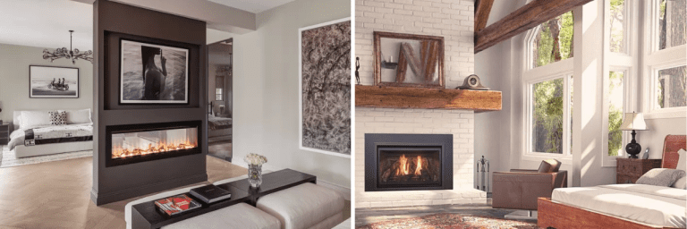 electric fireplace ideas bedroom