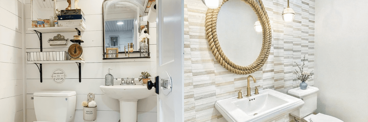 half bathroom ideas with pedestal sink