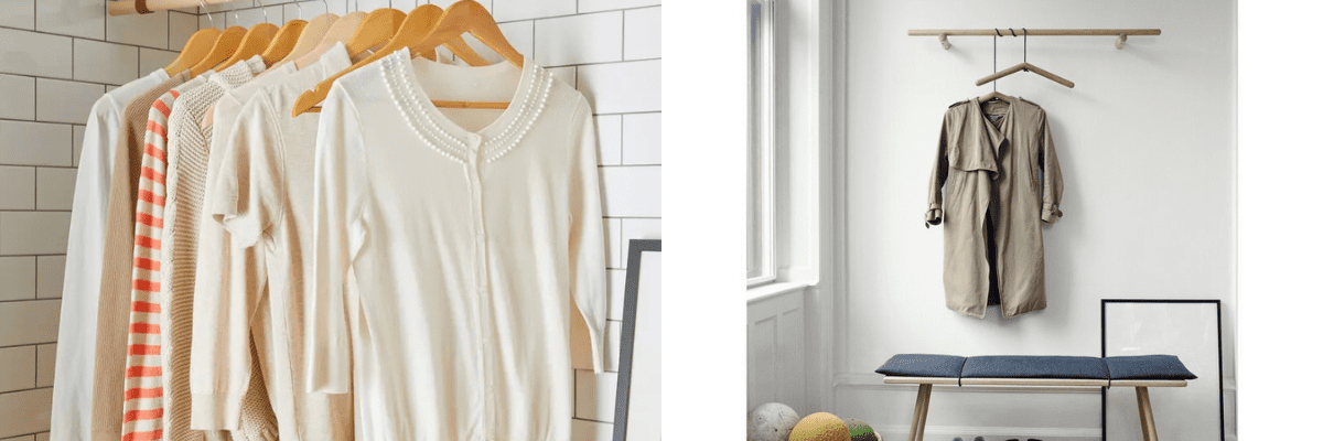 Laundry Room Clothes Hanging Ideas